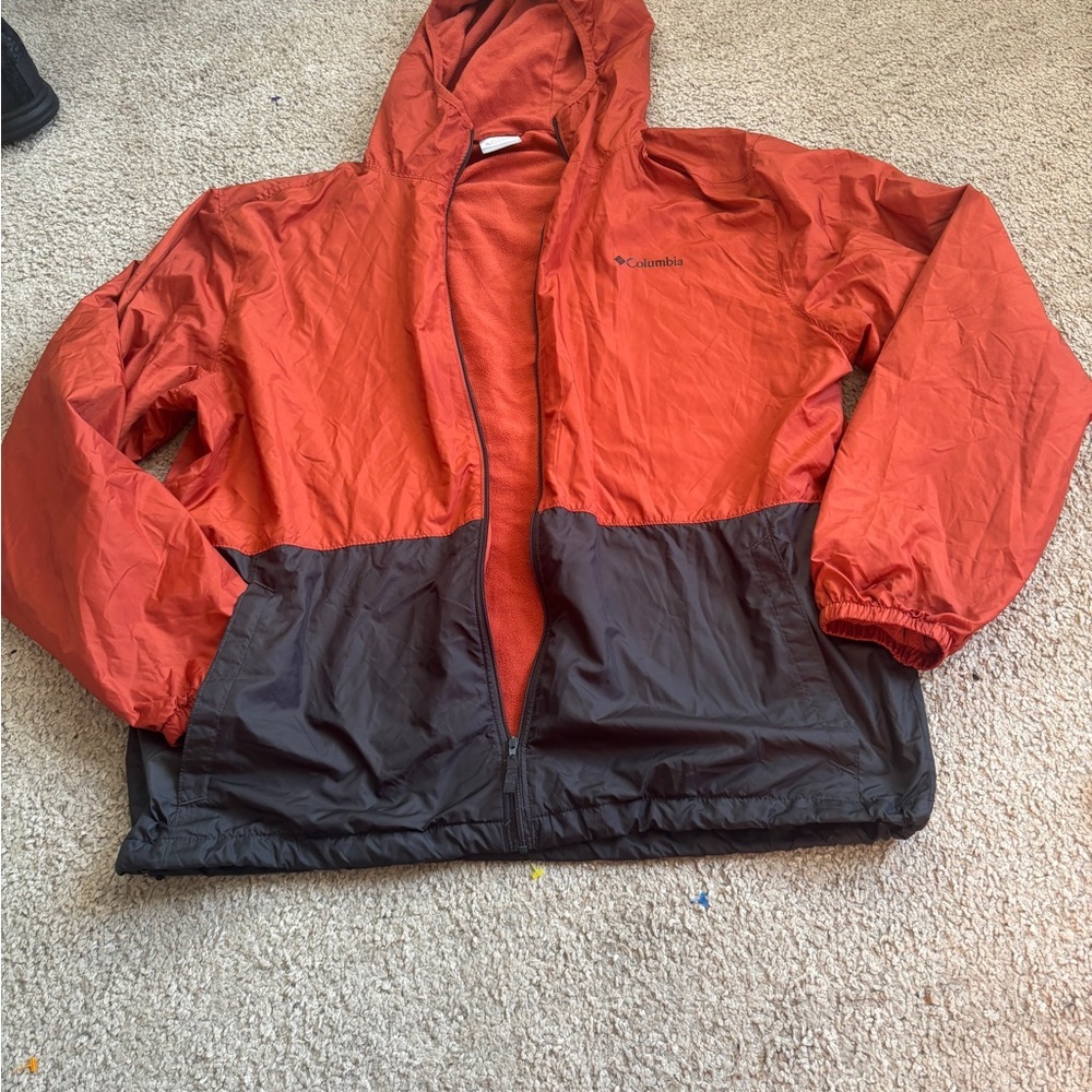 Columbia Two-Tone Red and Black Jacket